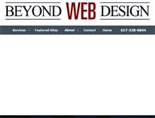 Tablet Screenshot of bostonwebdesignco.com